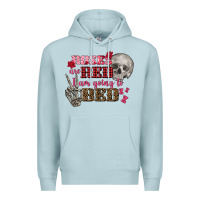 Blue Mist Valentine's Day Roses Are Red I Am Going To Bed Premium Hoodie - FaDigitalArtStudio