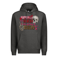 Charcoal Heather Valentine's Day Roses Are Red I Am Going To Bed Premium Hoodie - FaDigitalArtStudio