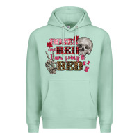 Seafoam Valentine's Day Roses Are Red I Am Going To Bed Premium Hoodie - FaDigitalArtStudio
