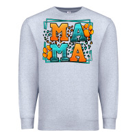 Heather Grey Cat dog mama Mother's Day Premium Sweatshirt - LillyAllenDesigns