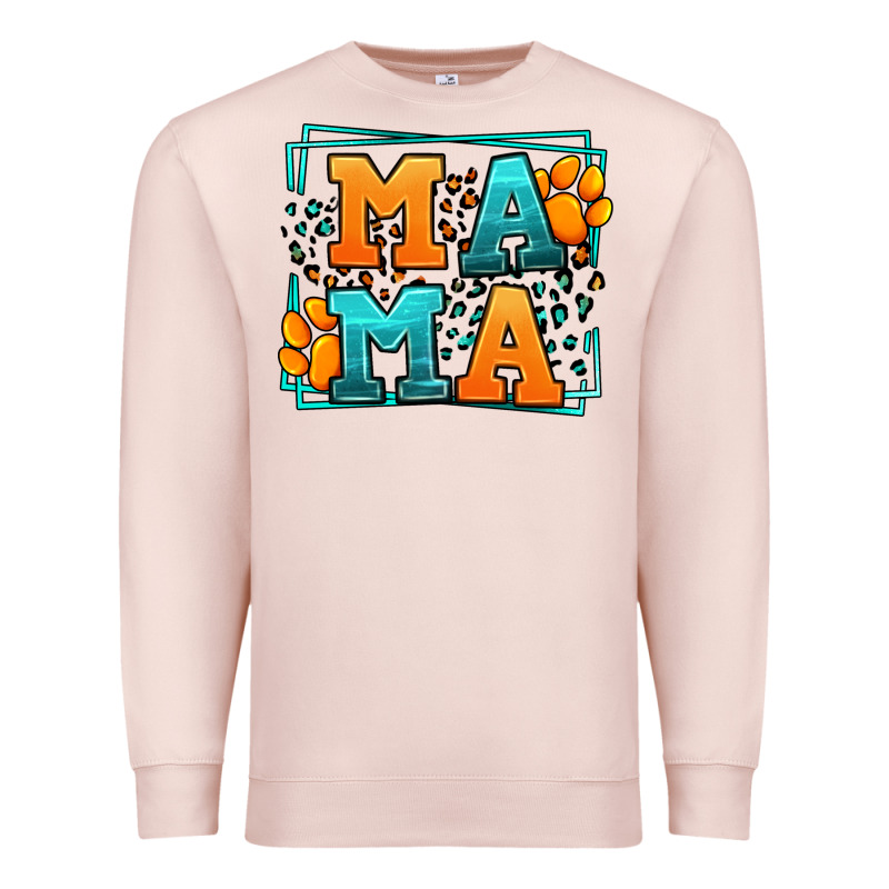 Cat Dog Mama Mother's Day Premium Sweatshirt by LillyAllenDesigns | Teevron