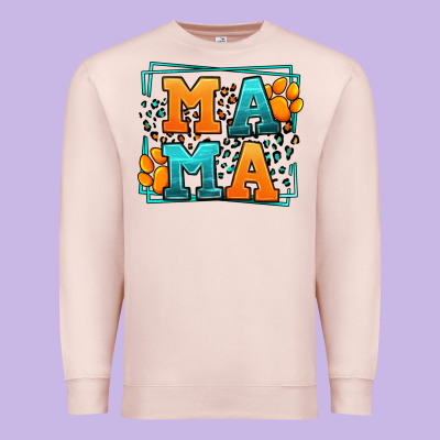 Cat Dog Mama Mother's Day Premium Sweatshirt Designed By Lillyallendesigns