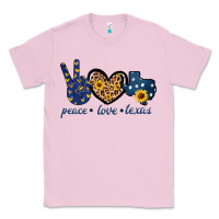 Bubblegum Pink Peace Love Texas Classic Tee - Bettercallsaul