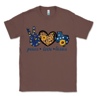 Chestnut Peace Love Texas Classic Tee - Bettercallsaul