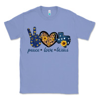 Colony Blue Peace Love Texas Classic Tee - Bettercallsaul