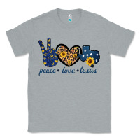 Heather Grey Peace Love Texas Classic Tee - Bettercallsaul