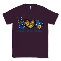 Plum Peace Love Texas Classic Tee - Bettercallsaul