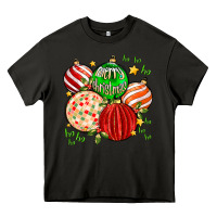 Asphalt merry christmas tree ball Heavy Core Tee - MaliasSmallBusiness