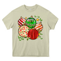 Mossy merry christmas tree ball Heavy Core Tee - MaliasSmallBusiness