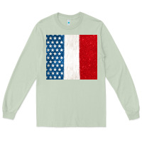 Matcha custom text american flag(used font 'doctrin Long Sleeve Tee - Jasminsmagicworld