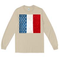 Mushroom custom text american flag(used font 'doctrin Long Sleeve Tee - Jasminsmagicworld