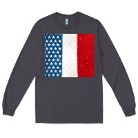Smoke custom text american flag(used font 'doctrin Long Sleeve Tee - Jasminsmagicworld