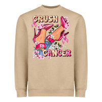 Mushroom Crush Breast Cancer Heavyweight Sweatshirt - FaDigitalArtStudio