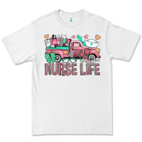 White Nurse Life Truck Premium Tee - BundleAndBundleShop
