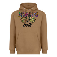 Toasted Coconut nonnie of both Heavyweight Hoodie - CowhideDigitalArt