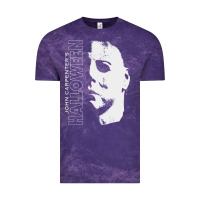 Cloud Purple halloween michael myers Vintage Tee - artisFamous
