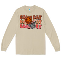 Mushroom game day game day game day basketball Long Sleeve Tee - HowdyJamesFarm