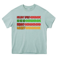 Holiday Spirit Hohoho Bright Merry Heavy Core Tee | Teevron