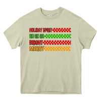 Mossy holiday spirit hohoho bright merry Heavy Core Tee - MaliasSmallBusiness