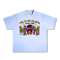 Grape Ice My Favorite Monsters Call Me Mom Urban Heavy Tee - texasbilliewilder