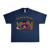 Navy My Favorite Monsters Call Me Mom Urban Heavy Tee - texasbilliewilder