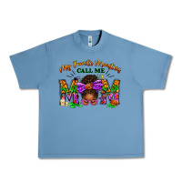 Pebble Blue My Favorite Monsters Call Me Mom Urban Heavy Tee - texasbilliewilder