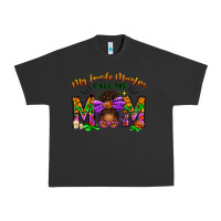 Pigment Black My Favorite Monsters Call Me Mom Urban Heavy Tee - texasbilliewilder