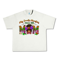 Pistachio My Favorite Monsters Call Me Mom Urban Heavy Tee - texasbilliewilder
