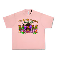 Salmon My Favorite Monsters Call Me Mom Urban Heavy Tee - texasbilliewilder