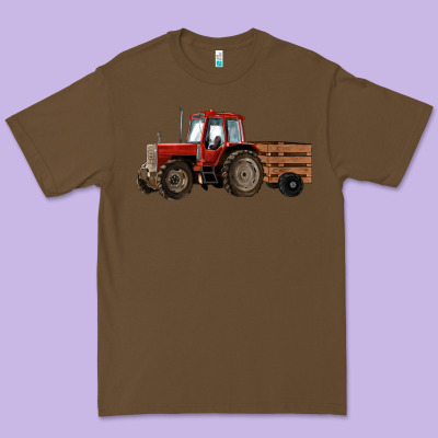 Farm Tractor Premium Tee Designed By Ranaportraitstore