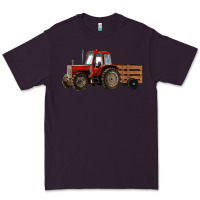 Plum farm tractor Premium Tee - RanaPortraitStore
