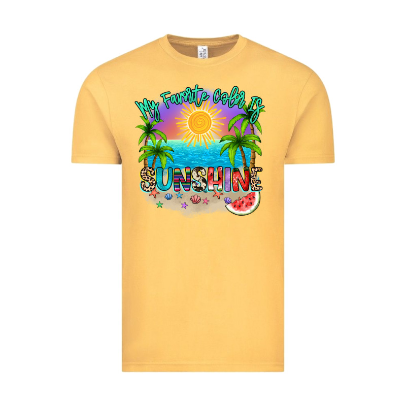 My Favorite Color Is Sunshine Vintage Tee by NancyCooperArtShop | Teevron