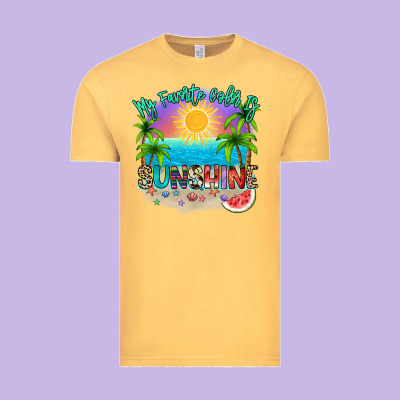 My Favorite Color Is Sunshine Vintage Tee Designed By Nancycooperartshop