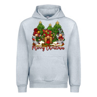 Heather Grey merry christmas gnomies Urban Hoodie - BarkalooDesign