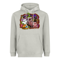 Moon Dust halloween pigs Heavyweight Hoodie - SublimationCraftShop