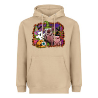 Mushroom halloween pigs Heavyweight Hoodie - SublimationCraftShop