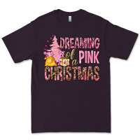 Plum Dreaming Of A Pink Christmas Premium Tee - BundleAndBundleShop