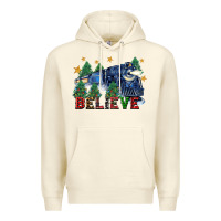 Sandshell believe polar express christmas trees Premium Hoodie - FaDigitalArtStudio