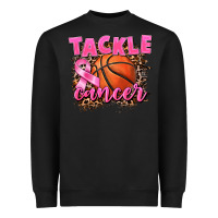 Black Tackle Cancer Basketball Heavyweight Sweatshirt - FaDigitalArtStudio