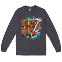 Smoke Mama Football lightning bolt Long Sleeve Tee - HowdyJamesFarm