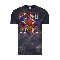 Cloud Black American Football Mom Vintage Tee - NancyCooperArtShop
