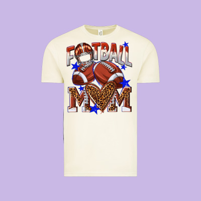 American Football Mom Vintage Tee Designed By Nancycooperartshop