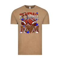 Vintage Coffee American Football Mom Vintage Tee - NancyCooperArtShop