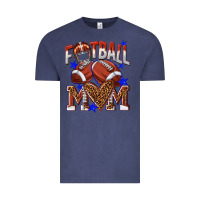 Vintage Denim American Football Mom Vintage Tee - NancyCooperArtShop
