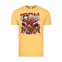 Vintage Mustard American Football Mom Vintage Tee - NancyCooperArtShop