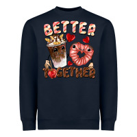 Navy Better together Valentine's Day Heavyweight Sweatshirt - FaDigitalArtStudio