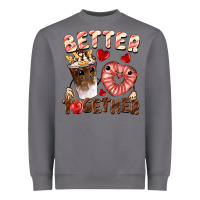 Storm Better together Valentine's Day Heavyweight Sweatshirt - FaDigitalArtStudio