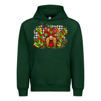 Foreset Green christmas joy gnome Urban Hoodie - BarkalooDesign