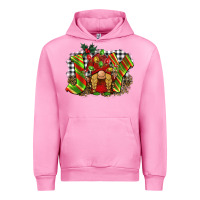 Fuchsia Pink christmas joy gnome Urban Hoodie - BarkalooDesign
