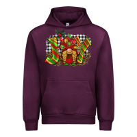 Mauve Wine christmas joy gnome Urban Hoodie - BarkalooDesign